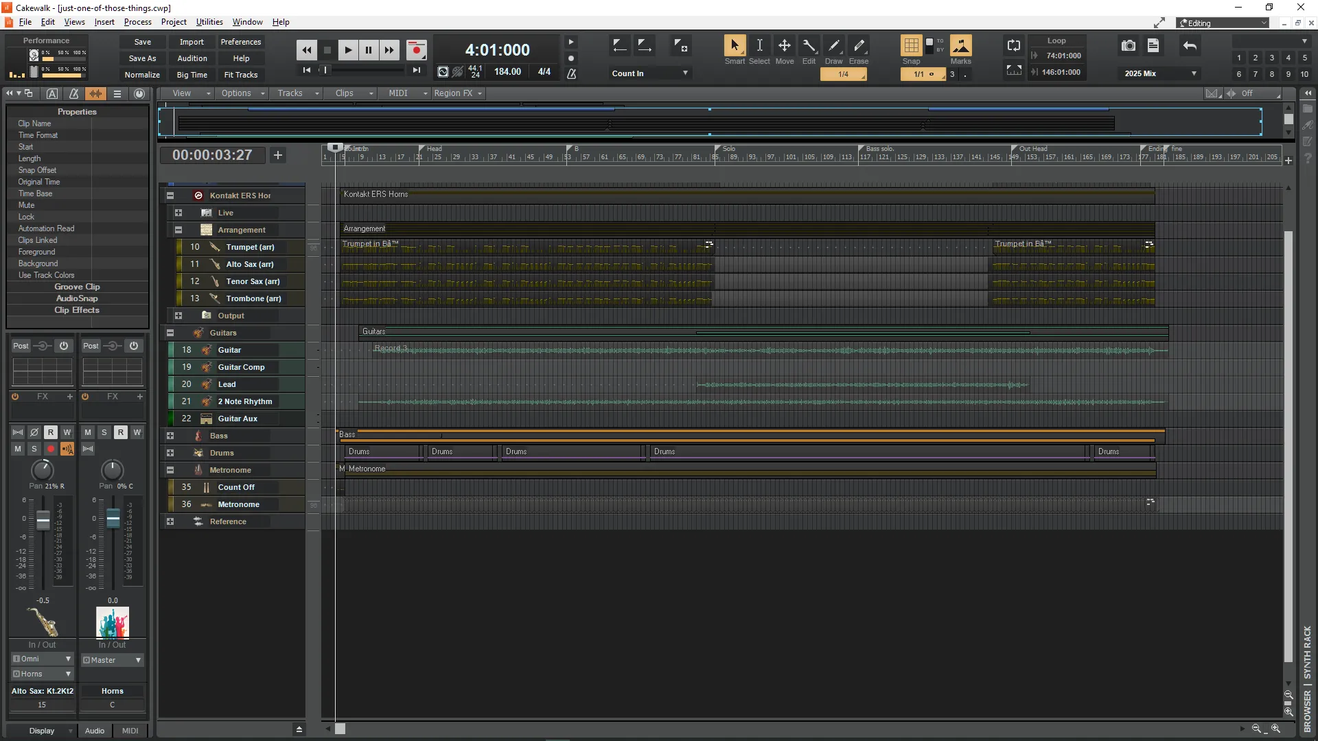 Working With the Track View